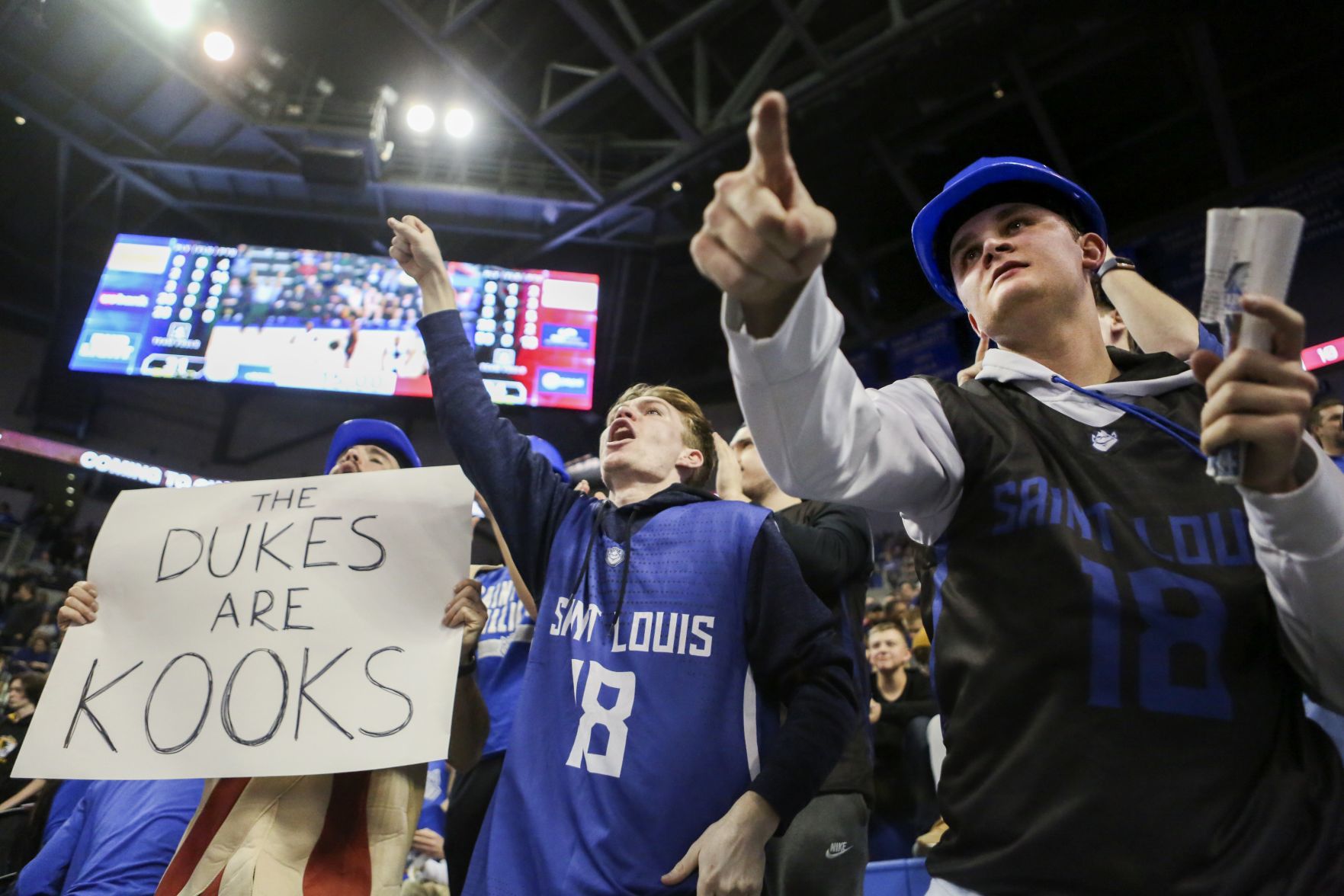 St. Louis University Battles Duquesne University on Senior Night